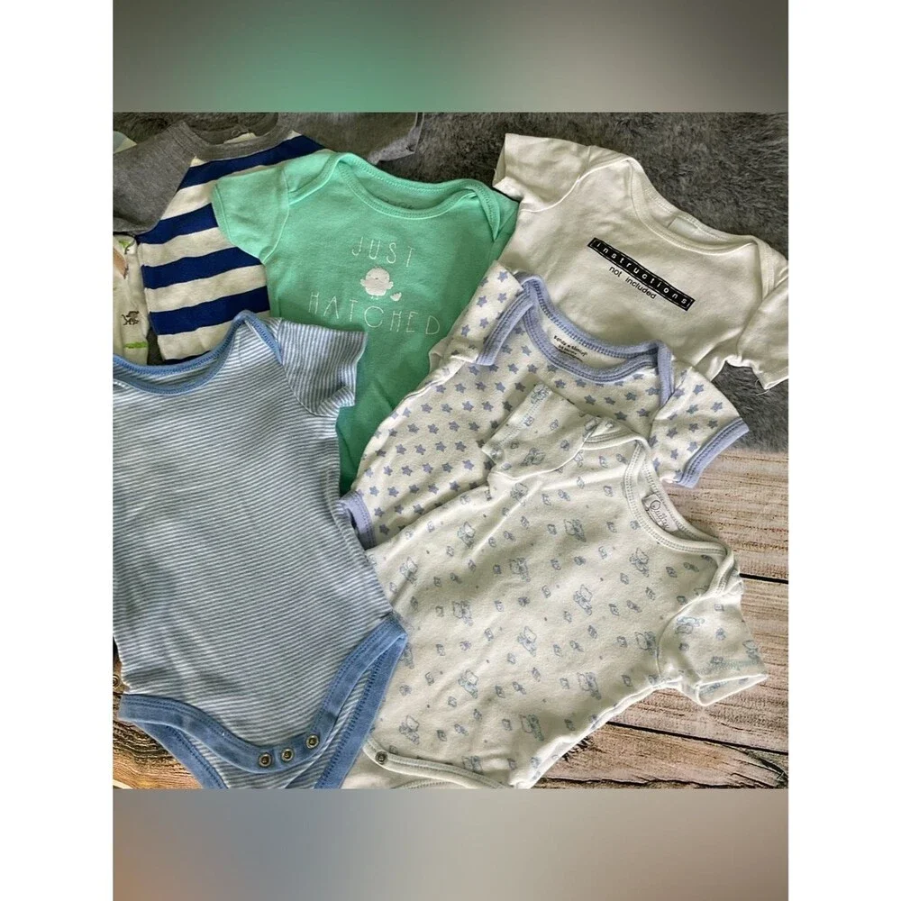 Baby Clothing Bundle Onesie Lot Size 3-6M